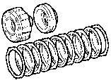 TRANSFER DIRECT CLUTCH, LOW BRAKE & SUPPORT